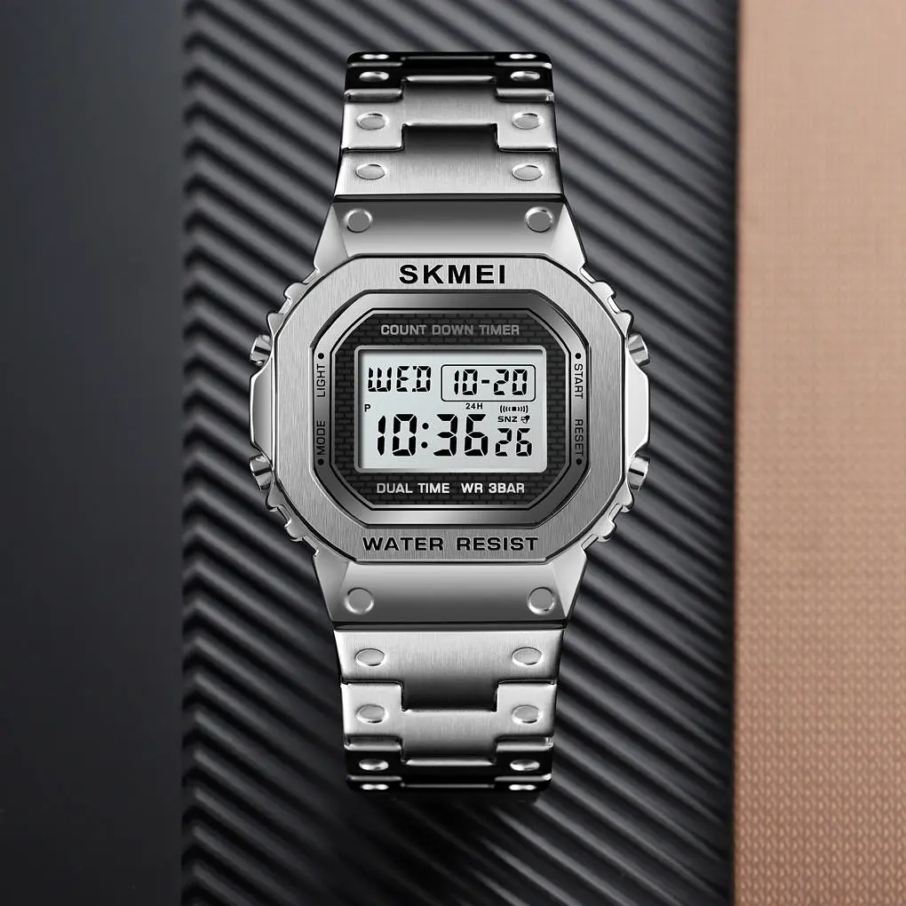 Наручний годинник Skmei 1456 Silver, 1456SI (17135) - фото 2
