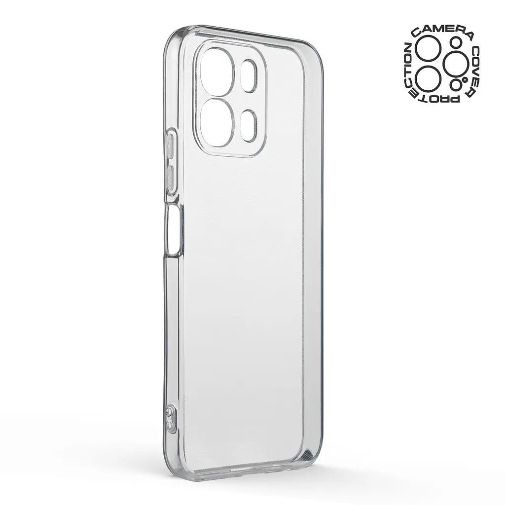 Прозрачный чехол для OPPO A6 4G/A6S 4G с защитой камеры, тонкий, силиконовый, бесцветный, ударостойкий, противоударный бампер c закрытой камерой, ArmorStandart (ARM90362) - фото 2