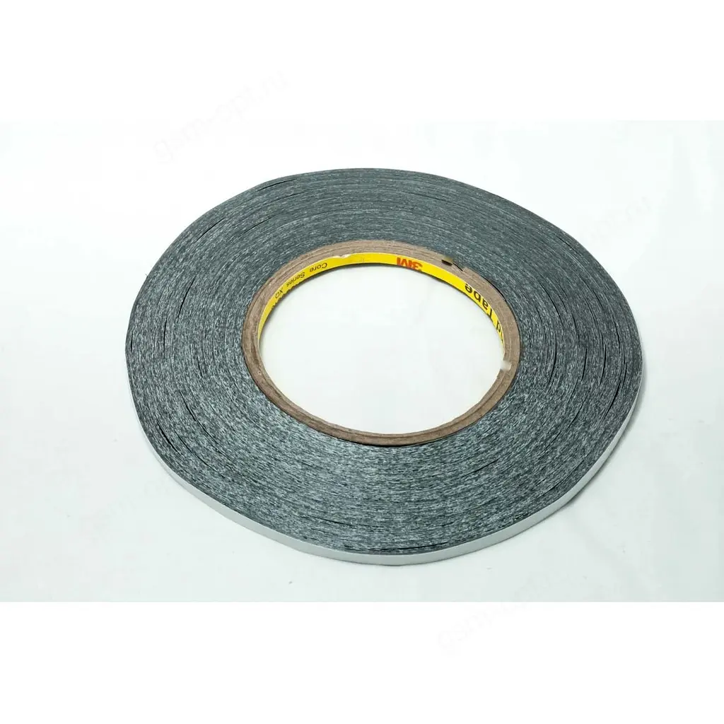 Скотч двосторонній 3M довжина 33м, ширина 3 мм чорний - фото 4