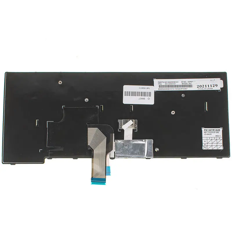 Клавіатура для ноутбука LENOVO (ThinkPad: E450 E450c E455 series) rus чорний - фото 2