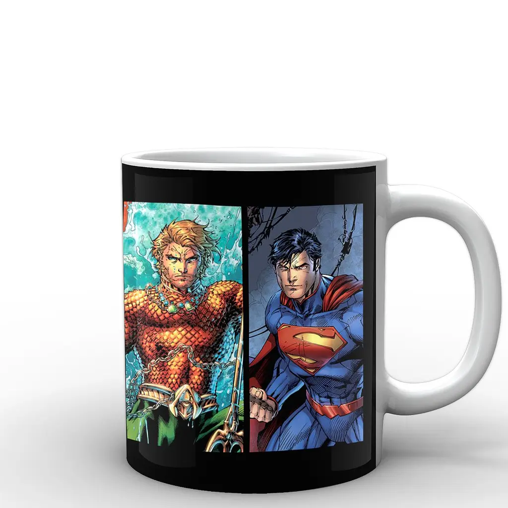 Кухоль GeekLand Чудо-Жінка Wonder Woman Batman Superman Aquaman comics WW.02.002 330 мл білий - фото 3
