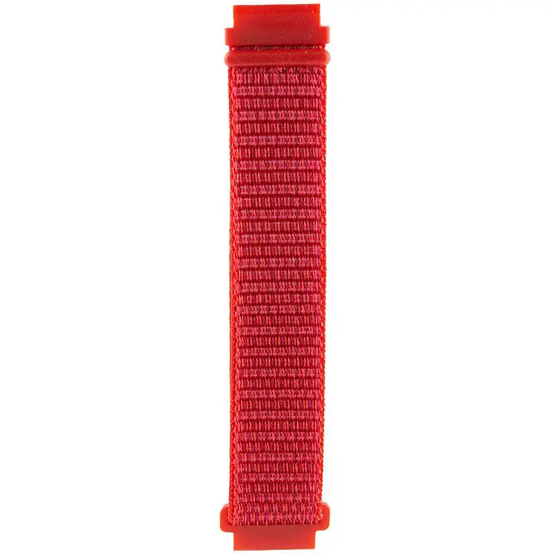Ремешок Nylon для Smart Watch 20mm Красный / Red - фото 4