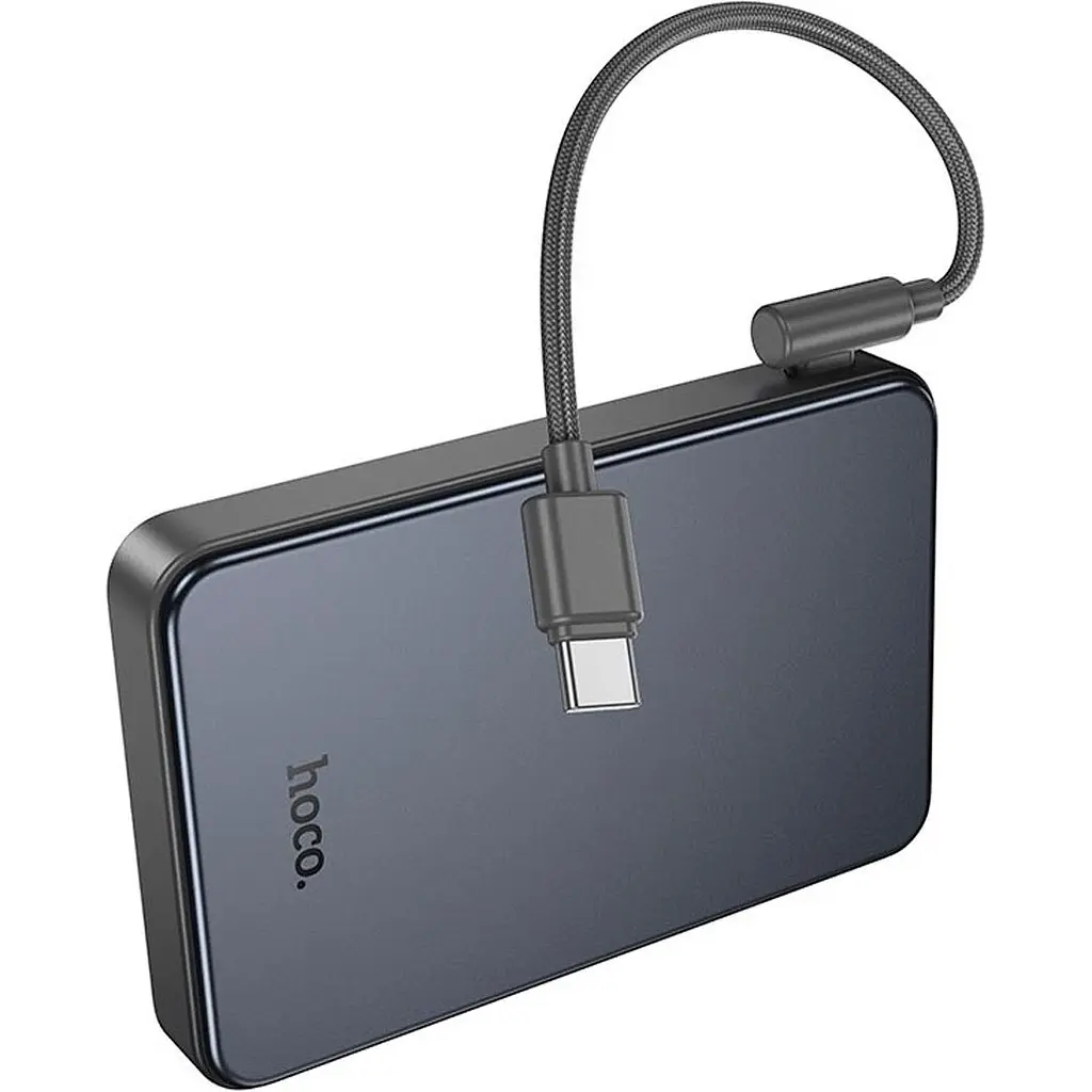 Зовнішній акумулятор Hoco J170 Starlight 10000mAh 22.5W Metal Gray (6942007672696) [174709] - фото 5