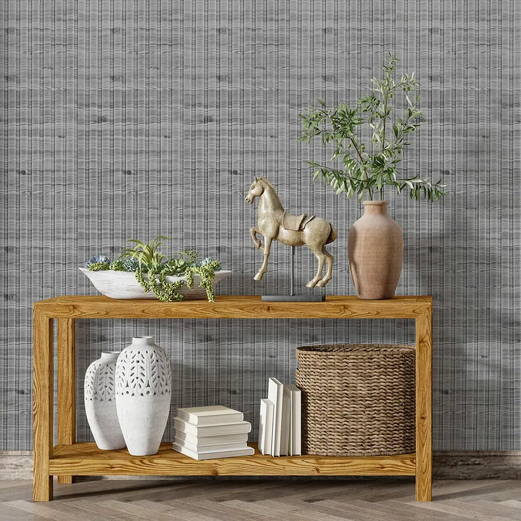 Панель-рейка Sticker Wall у рулоні 2900х350х6мм Графітове дерево SW-00002067 - фото 6