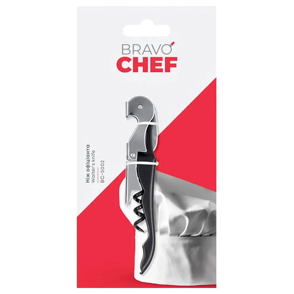 Нож официанта Bravo Chef маленький черный (BC-5002) - фото 3