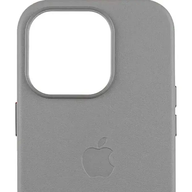 Чохол Leather Case with MagSafe для Apple iPhone 16 Pro Max Light Grey AAA [119571] - фото 3