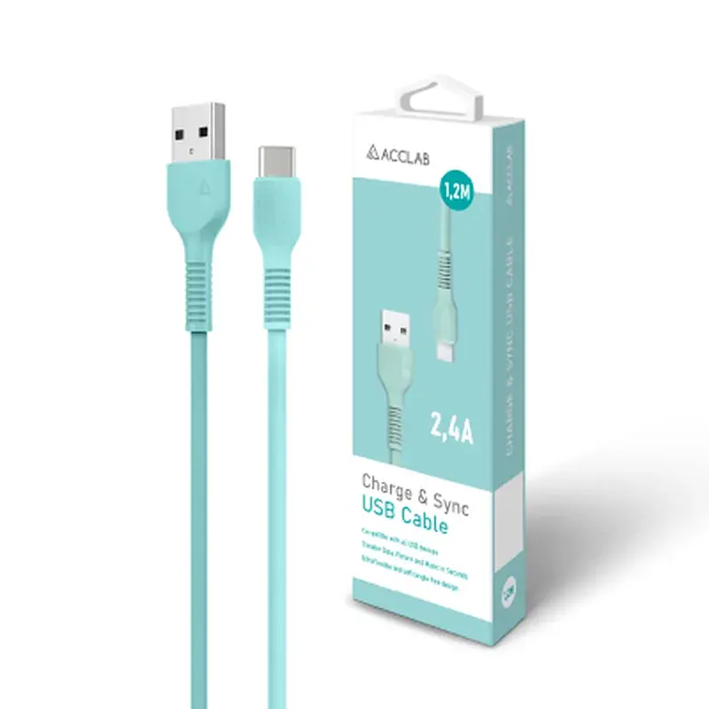 Дата кабель USB 2.0 AM to USB-C 1.2m Mint ACCLAB (1283126518256) - фото 6