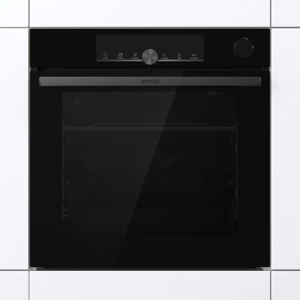 Духова шафа електрична Gorenje 77 л A+ пара дисплей 300°C Wi-Fi чорний - фото 2