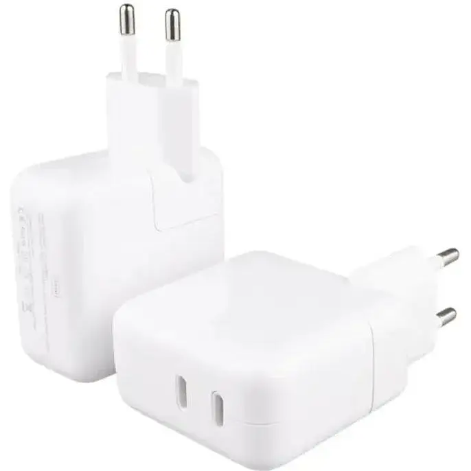 Зарядний пристрій DK для Apple 35W Dual USB-C Port Compact Power Adapter (OEM) white - фото 3
