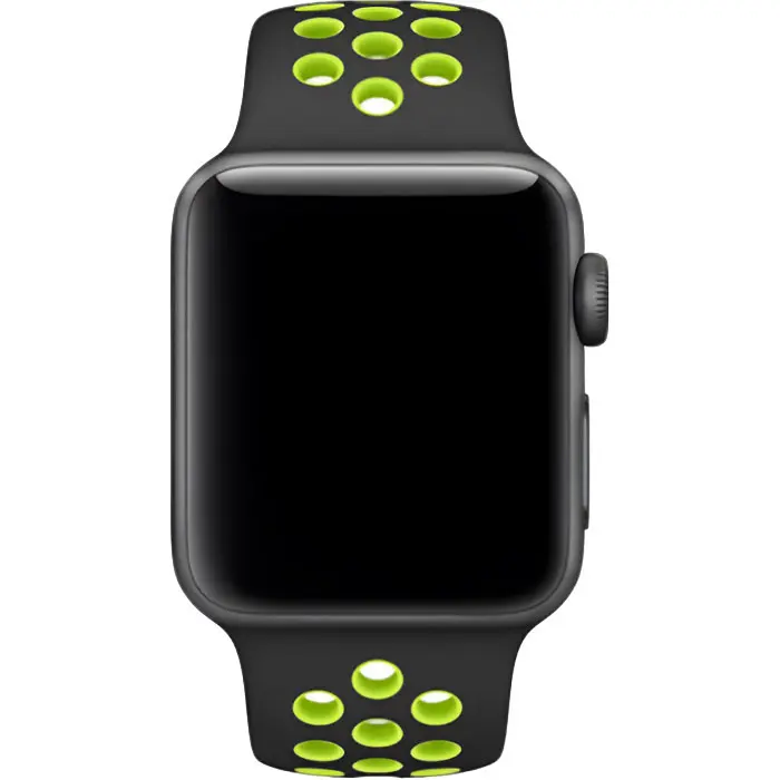 Ремешок Sport Nike для Apple Watch 42/44/45/46/49mm Black/Green [119477] - фото 3