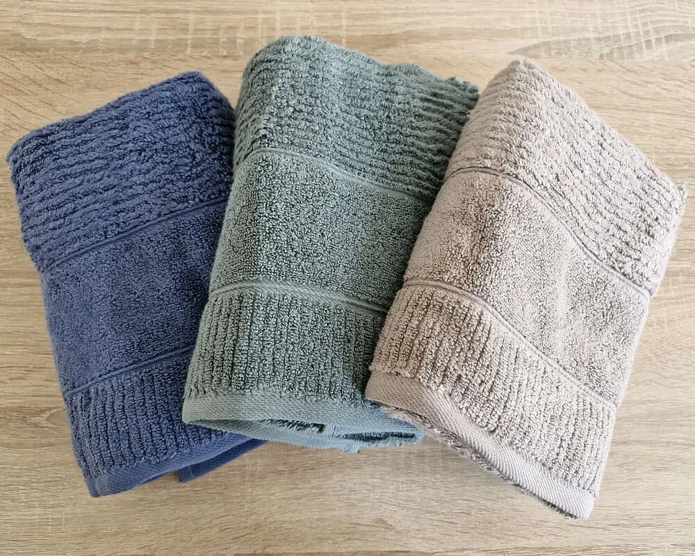 Набір турецьких махрових рушників Cestepe MicroCotton Premium 3 штуки 50x90 + 3 штуки 70х140 Nevara 2 щільність 600 г/м2 - фото 6