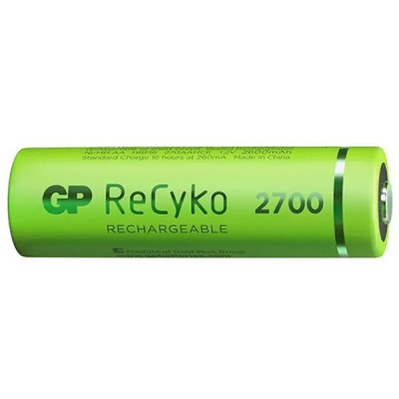 Акумулятор Gp AA R6 ReCyko battery 2600mAh AA (2700Series, 2 battery pack) (270ААHCE-EB2(Recyko) / 4891199186370) - фото 2