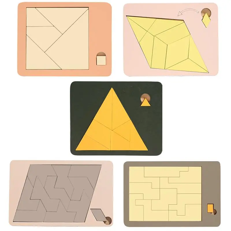 Детская интерактивная головоломка Ummi Wooden Puzzle Random Application - фото 2