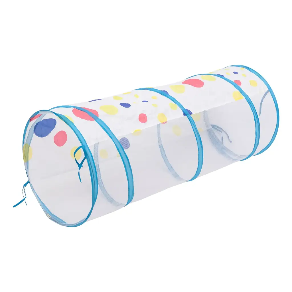 Намет дитячий ігровий LUGI HP-S-4NDBL з тунелем та басейном для кульок блакитний - фото 3