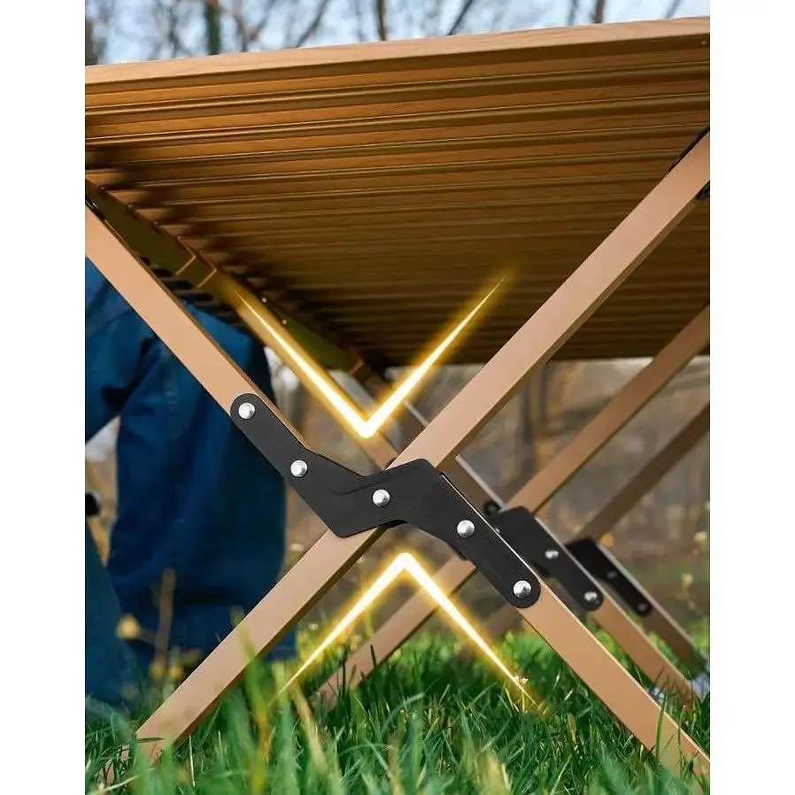 Стіл NatureHike кемпінговий, обідній, відкритий, складаний, портативний, розмір M 90х60х45 см - фото 7