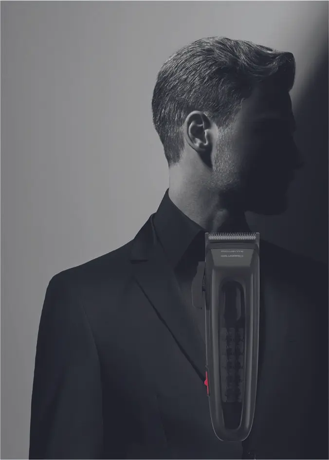 Машинка для підстригання волосся Rowenta x Karl Lagerfeld Perfect Line чорна (TN152LF0) - фото 9