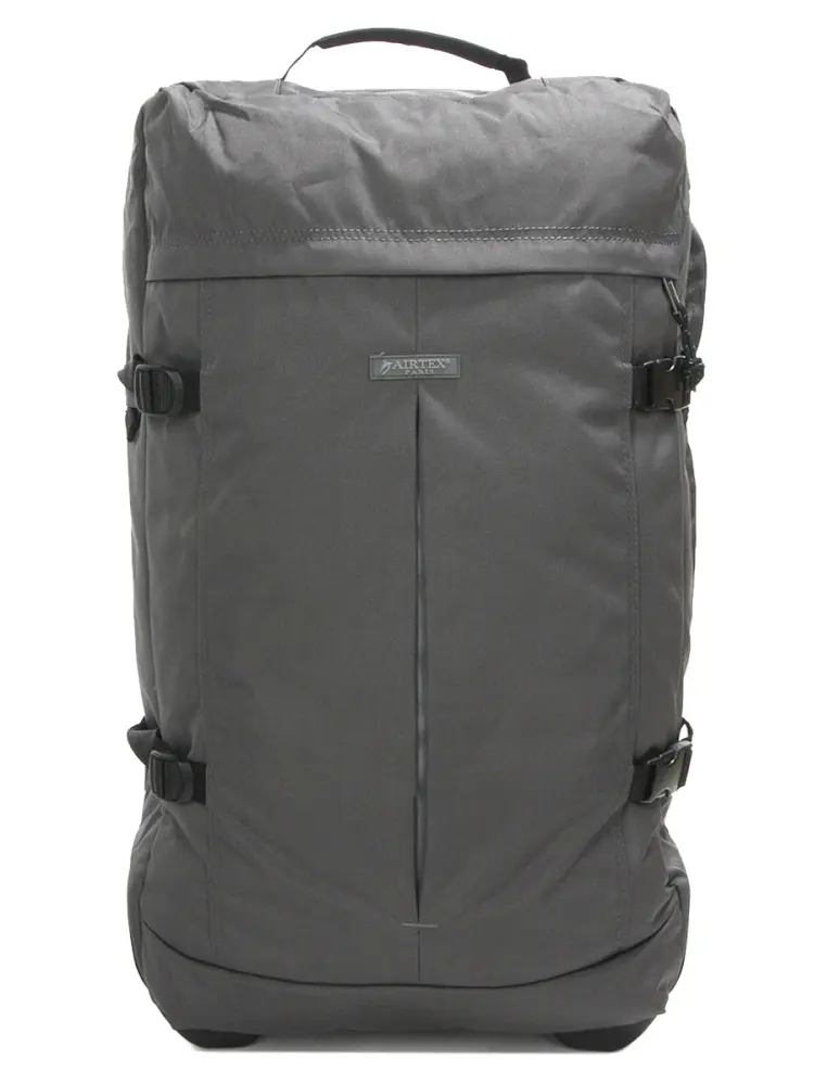 Велика дорожня сумка на колесах Airtex 827 98л L Cірий - фото 8