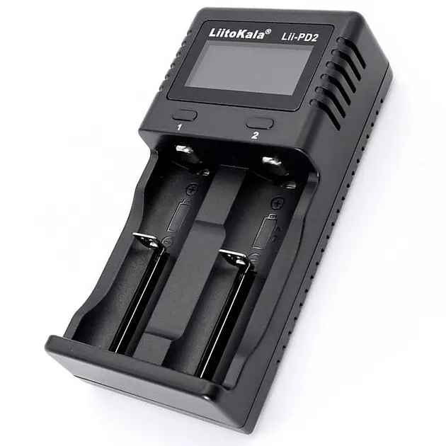 Зарядное устройство Liitokala Lii-PD2+car универсальное - интеллектуальное - 2 канала - фото 3