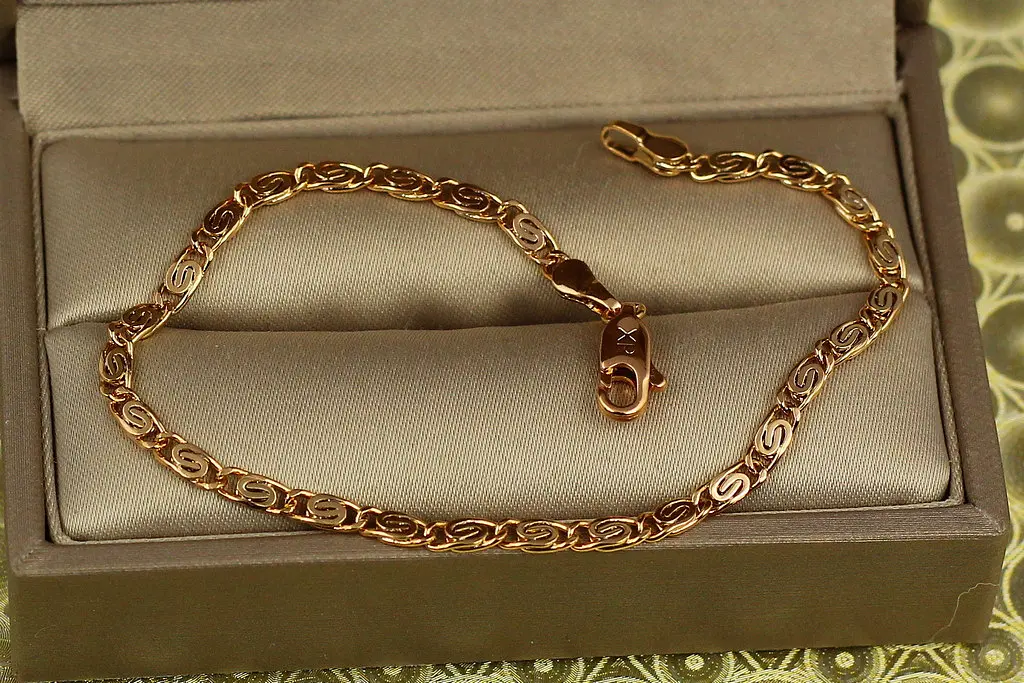 Браслет Xuping Jewelry равлик 17 см 3 мм золотистий