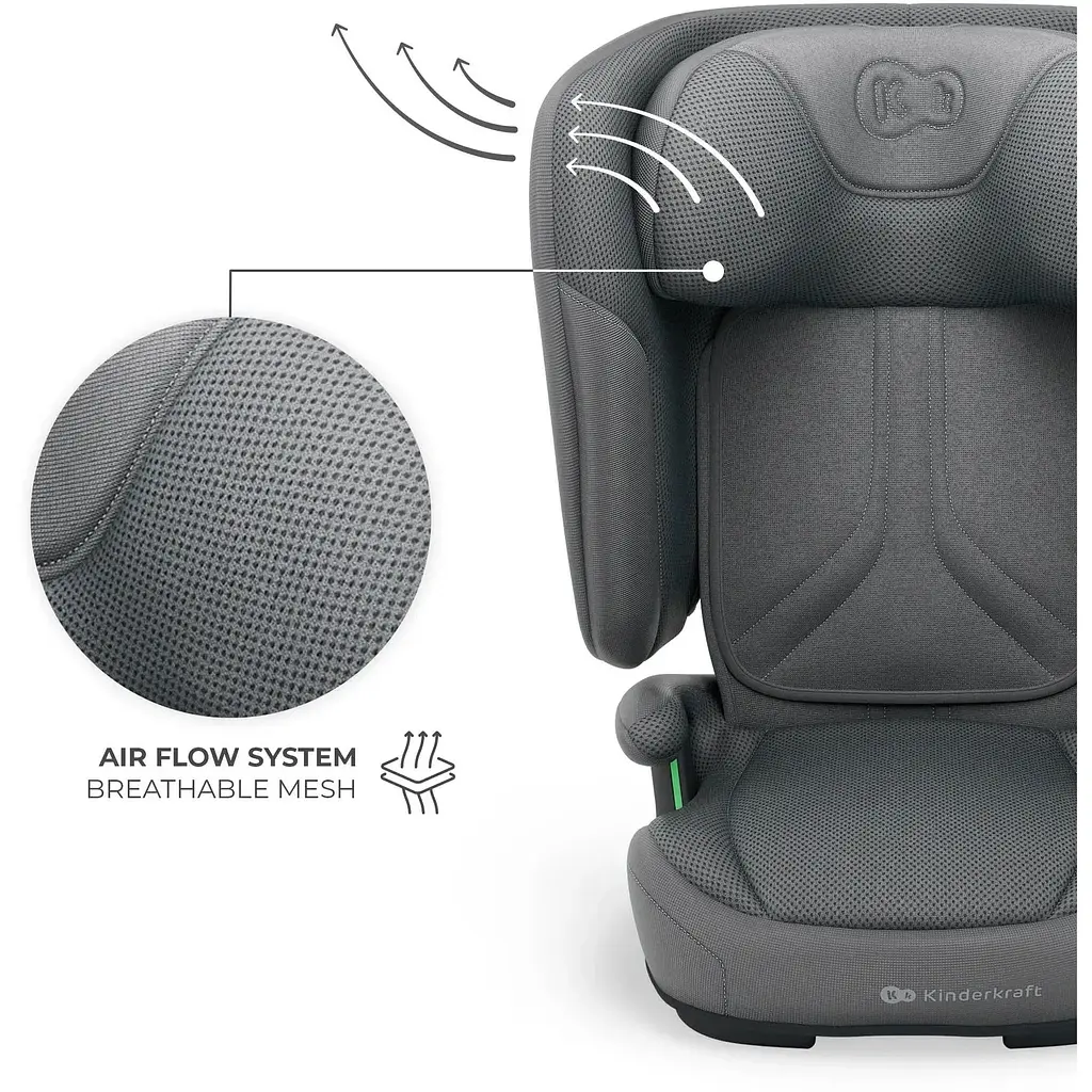 Автокрісло Kinderkraft Unity 2 i-Size Grey (KCUNIT02GRY0000) - фото 12