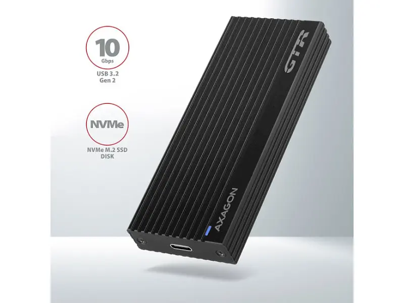 Кишеня для накопичувача AXAGON SuperSpeed+ Thin Rib (EEM2-GTR) - фото 2