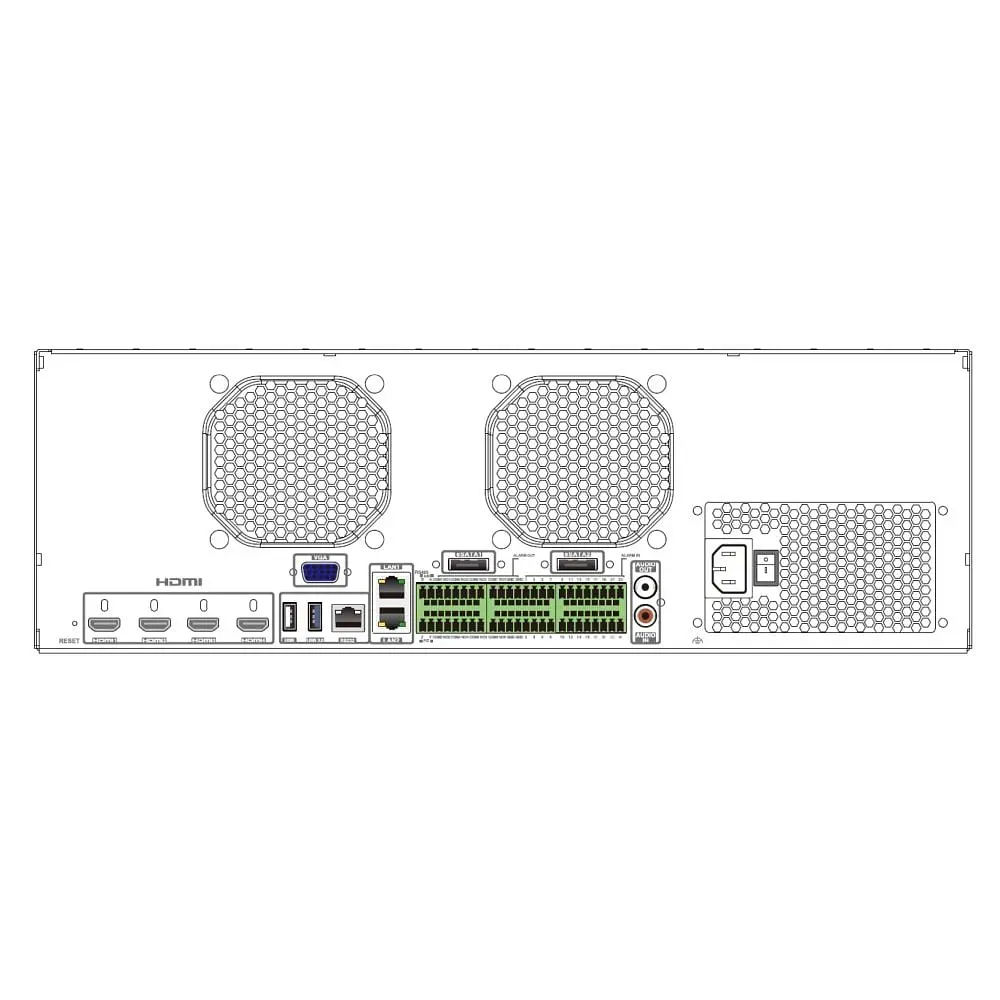 IP-відеореєстратор 128-канальний 16Mp TVT TD-33128H16-A3H-B (77-00349) - фото 2