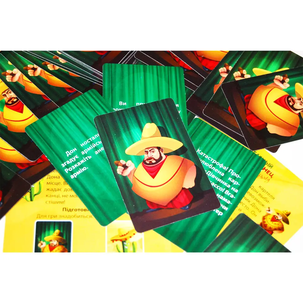 Карточная игра "Зелёный мексиканец" Bombat 800040 украинский язык - фото 2
