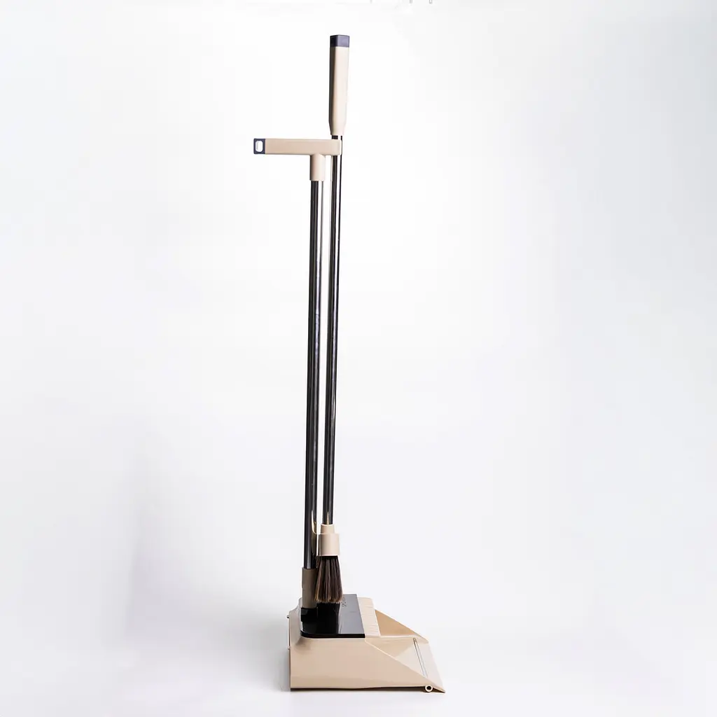 Комплект для уборки веник с совком, бежевый Yiwu HP-35015-10BE - фото 5
