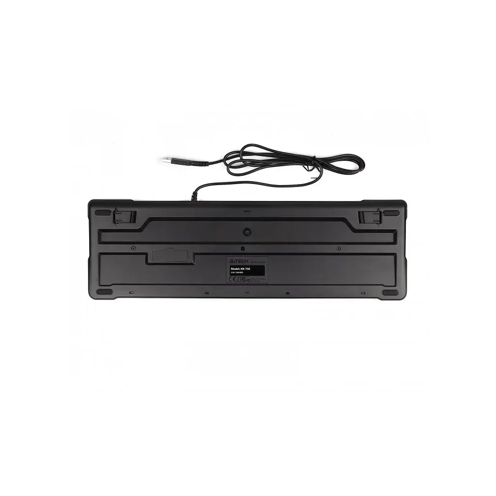 Клавіатура A4Tech KR-750-BLACK-US (4711421805827) - фото 4