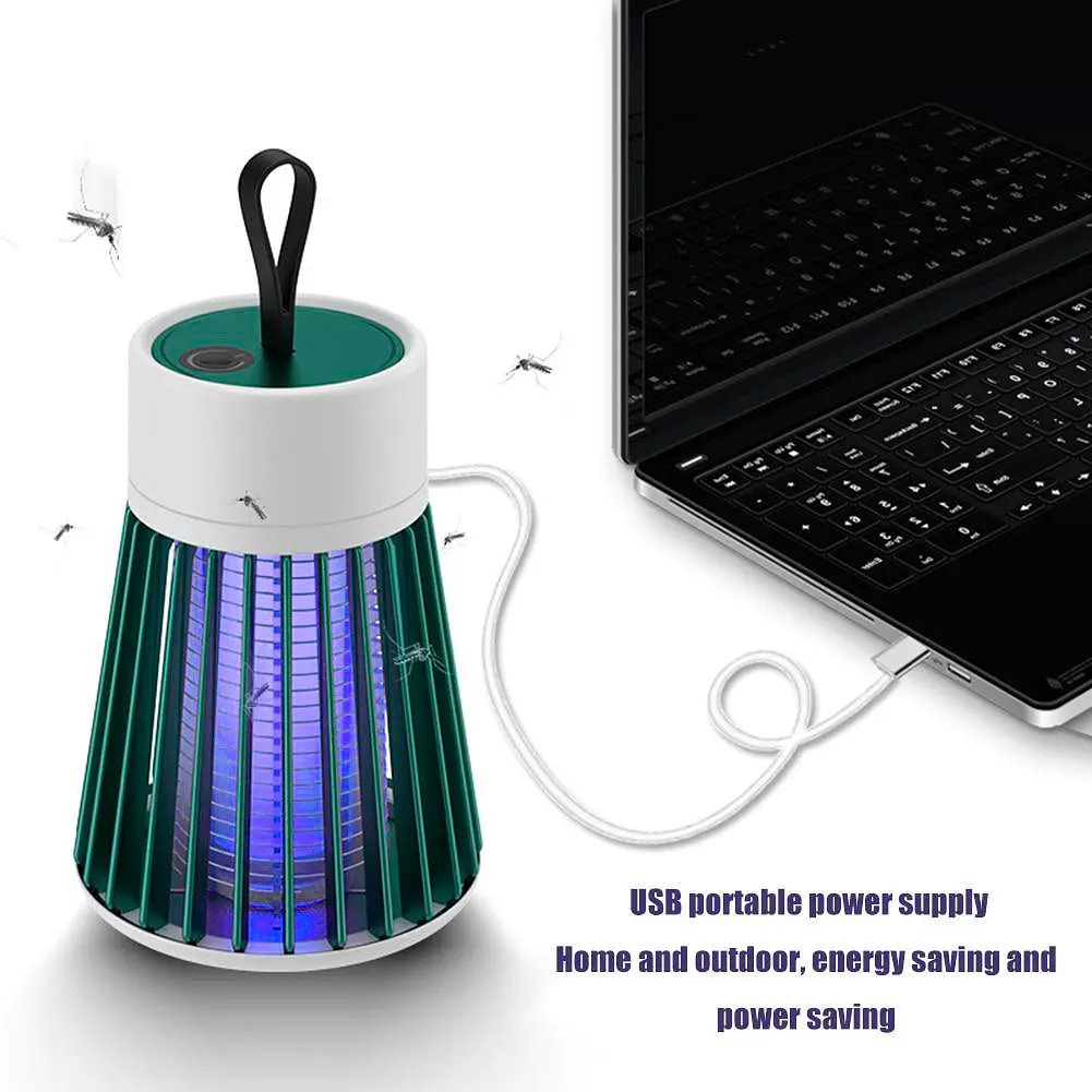 Лампа от комаров mosquito killer lamp BG-002 Зеленая, электро ловушка для насекомых (лампа від комарів) (ST) - фото 5