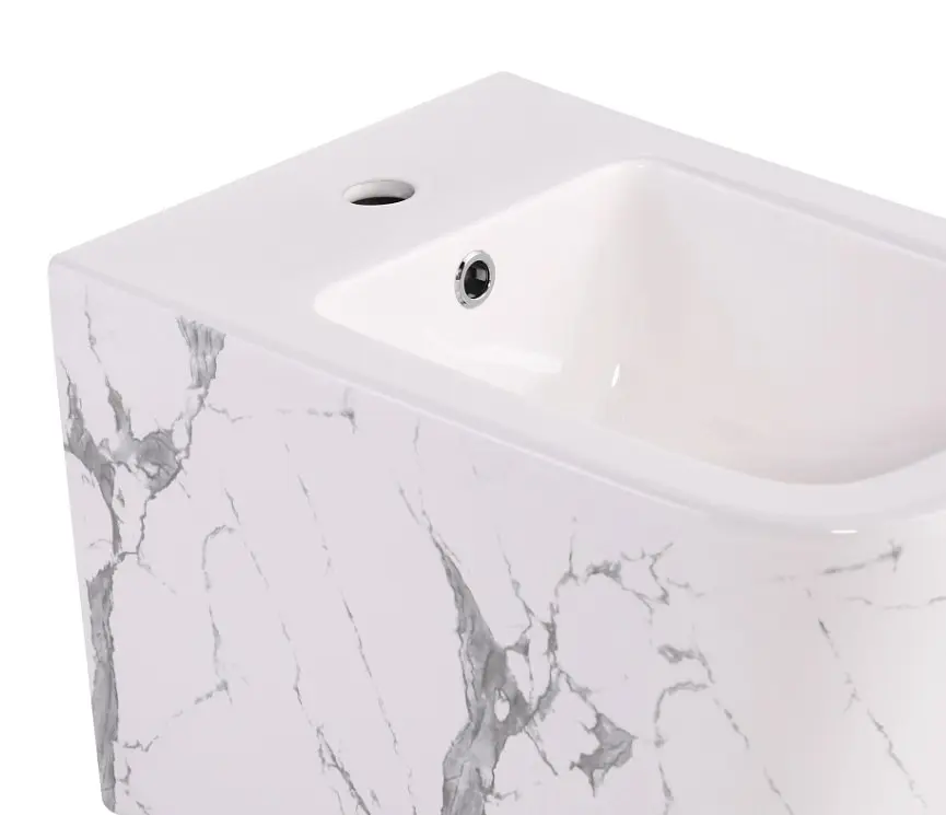 Біде підвісне Qtap Tern Marble QT17551303GMR - фото 2