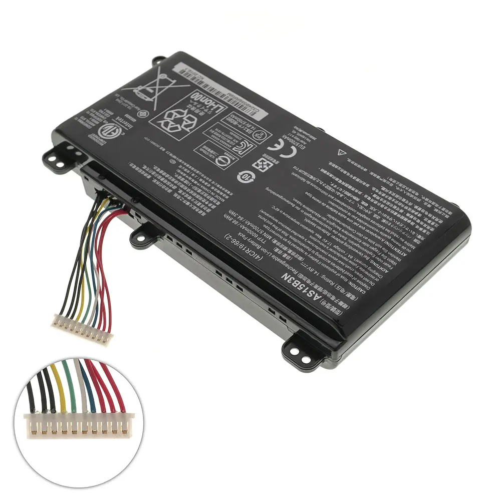 Акумулятор для ноутбука Acer AS15B3N (Predator 15 G9-591, G9-593) 14.8V 6000 mAh 88.8Wh Black (KT.00803.005) - фото 2