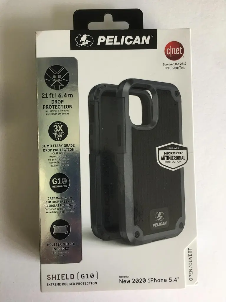 Чохол протиударний з кліпсою Pelican Shield G10 для iPhone 12 Mini (5.4") Black - фото 10