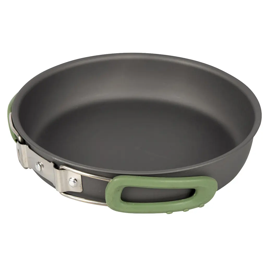 Набір посуду Bo-Camp Explorer 4 Pieces 19 Hard Anodized Grey/Green (2200241), Сірий - фото 12