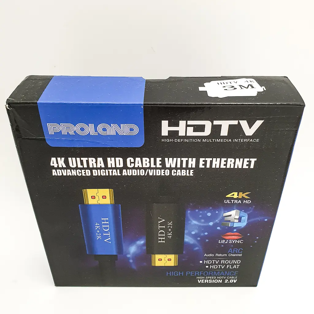 Кабель 4K HDMI to HDMI HDTV 4K x 2K шнур із підтримкою Ethernet Ultra HD 4K 3м чорний - фото 6