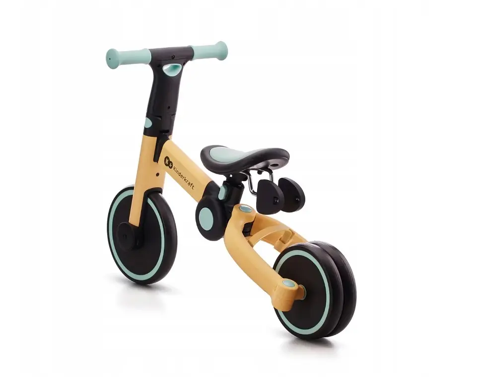 Триколісний велосипед біговел 3 в 1 KiderKraft 4Trike Flower Blue - фото 5