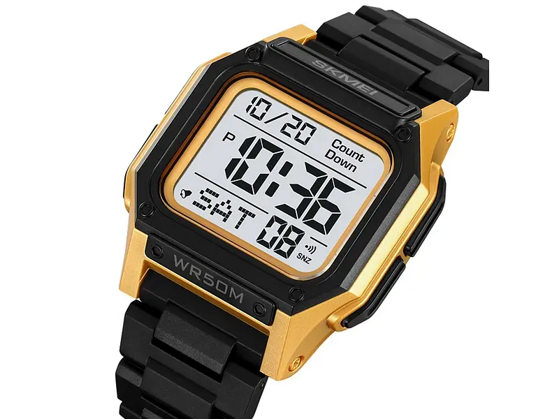 Чоловічий наручний годинник 2264BKGDWT Black-Gold-White Skmei acs0030089 - фото 4