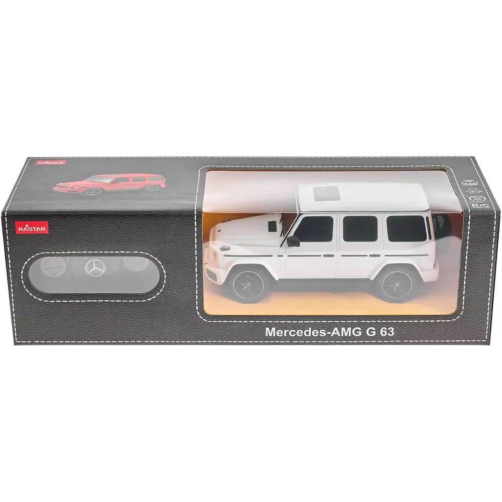 Машинка Rastar Mercedes-Benz G63 1:24 Білий - фото 8