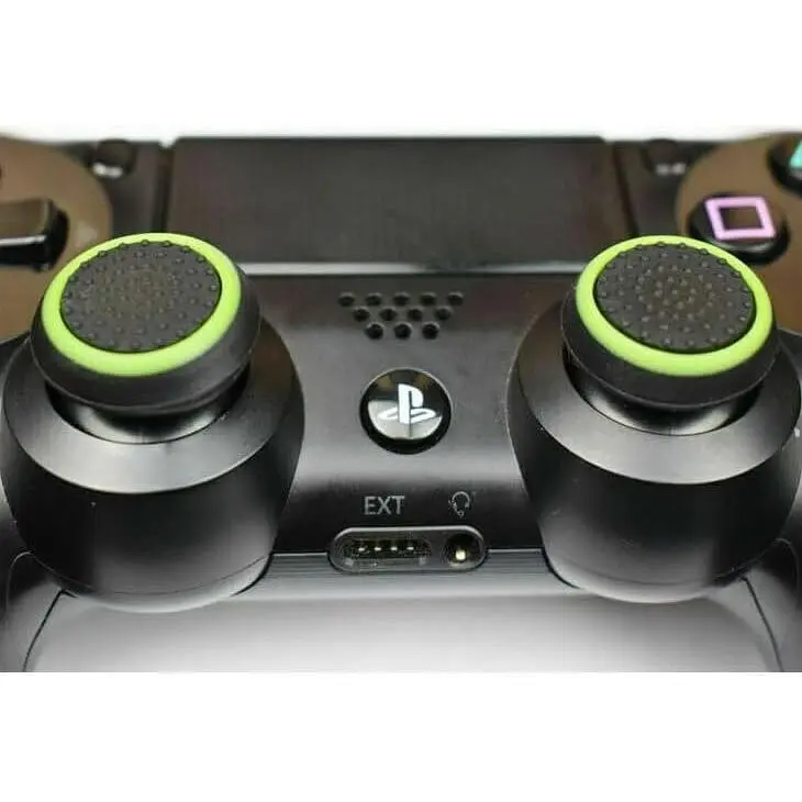 Накладки на стіки Thumb Grips 4-pack для PS4/PS5/Xbox Black Green [122997] - фото 3