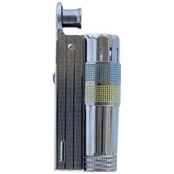 Запальничка IMCO Super/Triplex Oil chrome yellow/blue Two Tone - фото 4