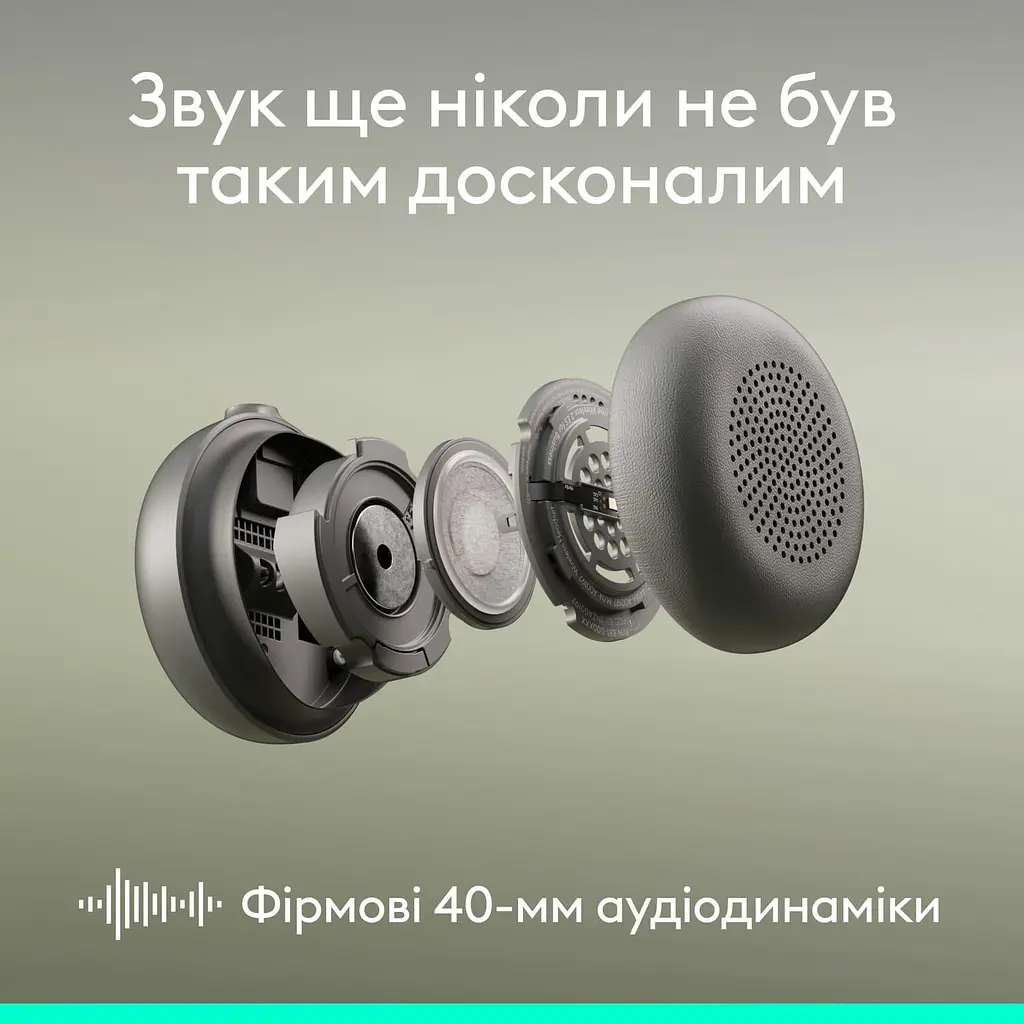 Гарнітура Logitech ZONE Wireless 2 ES Headset Graphite (981-001503) - фото 3