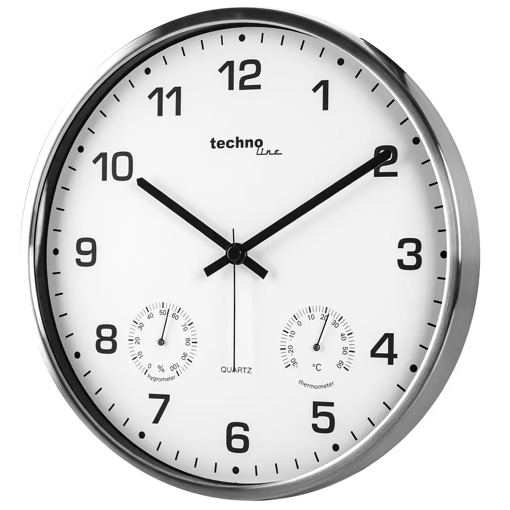 Годинник настінний Technoline WT7980 White/Silver (WT7980) - фото 3