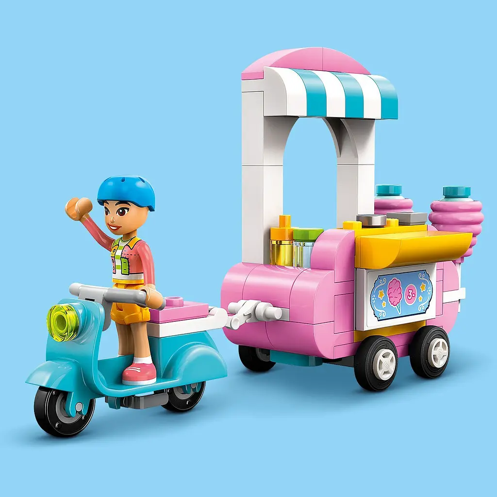 Конструктор LEGO Friends Ятка со сладкой ватой и скутер 110 деталей (42643) - фото 7