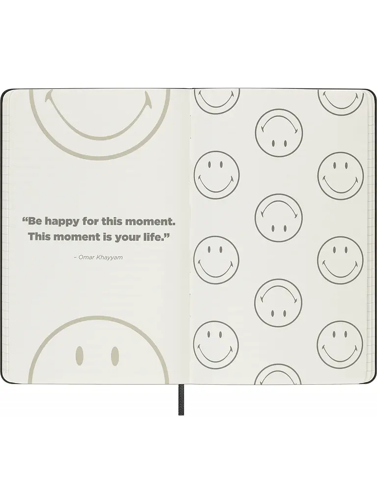 Записник Moleskine Smiley середній, Лінійка Канва (LESMILEYNTBK) - фото 5