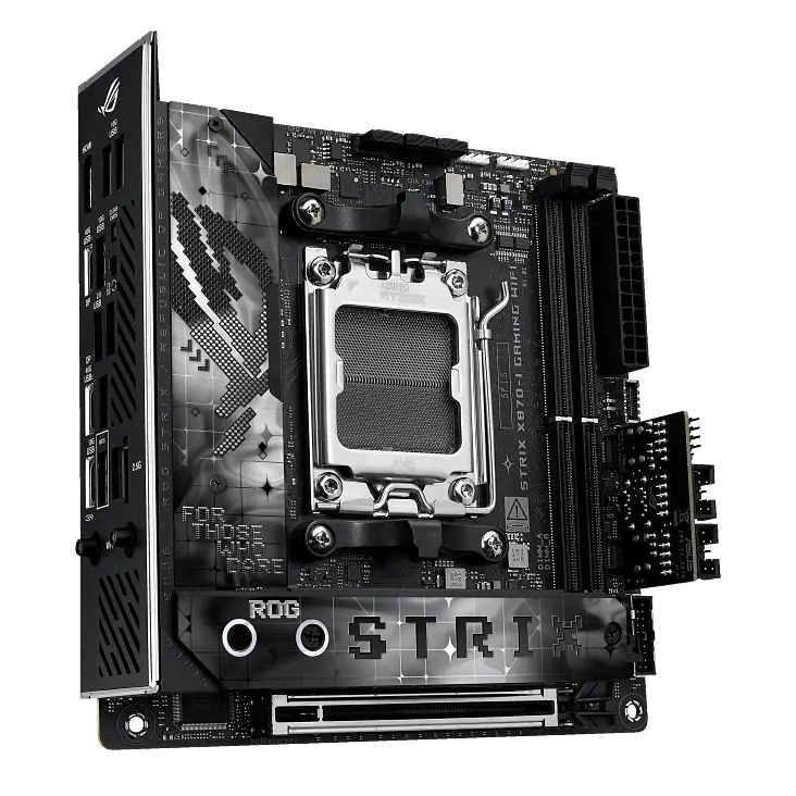 Материнська плата Asus X870-I ROG Strix Gaming Wi-Fi Socket AM5 (ROG STRIX X870-I GAMING WIFI) Б/В - фото 2