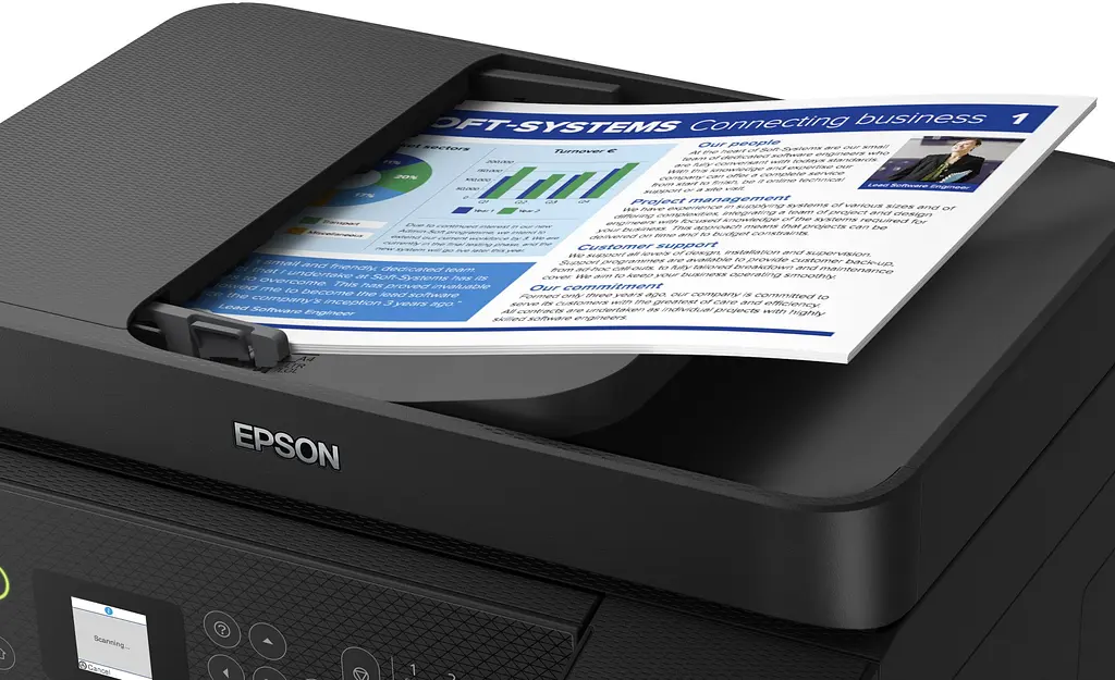 Багатофункціональний пристрій А4 Epson EcoTank L5290 Wi-Fi (C11CJ65407) - фото 7