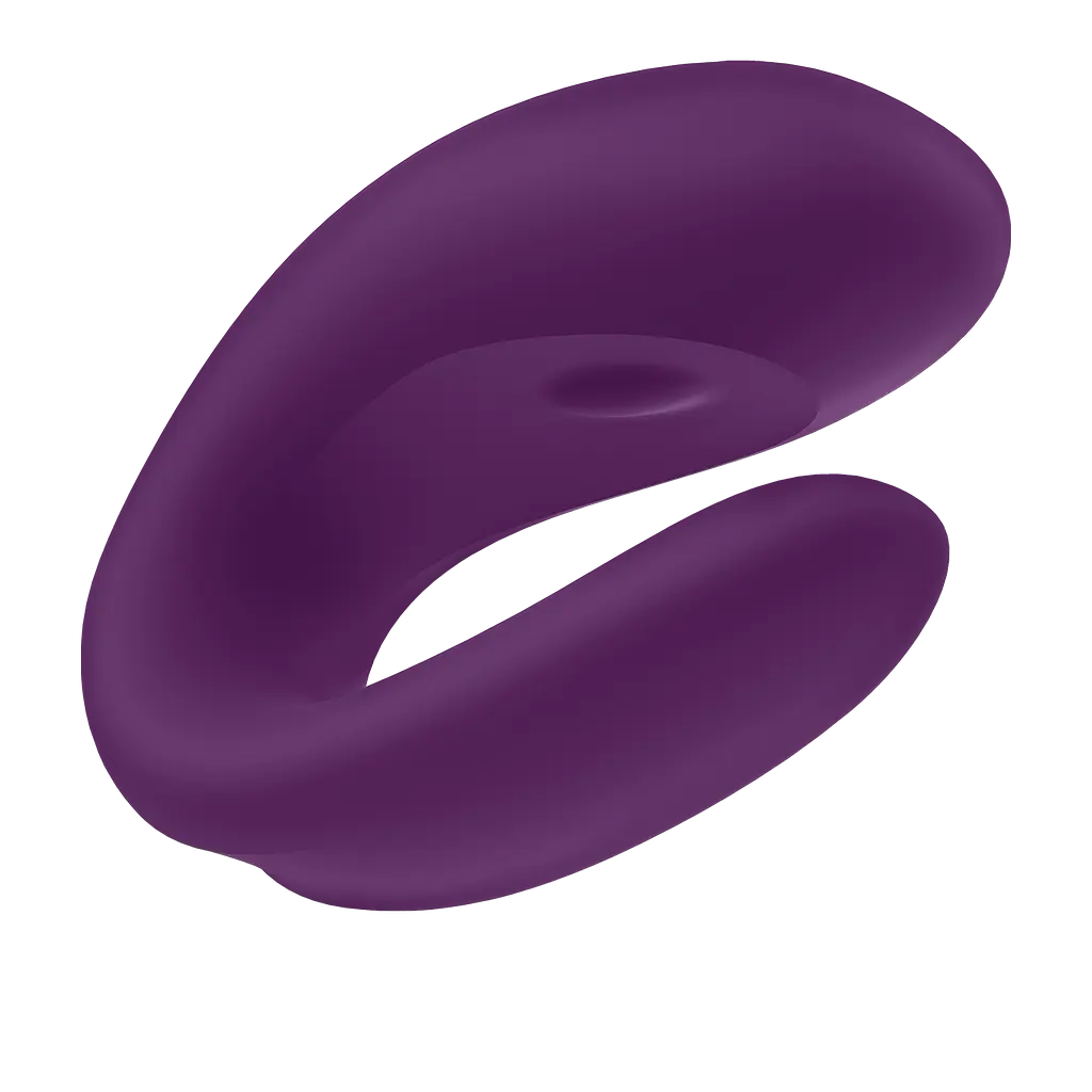 Вибратор для пары Satisfyer Double Joy Partner 9.1 см фиолетовый - фото 4