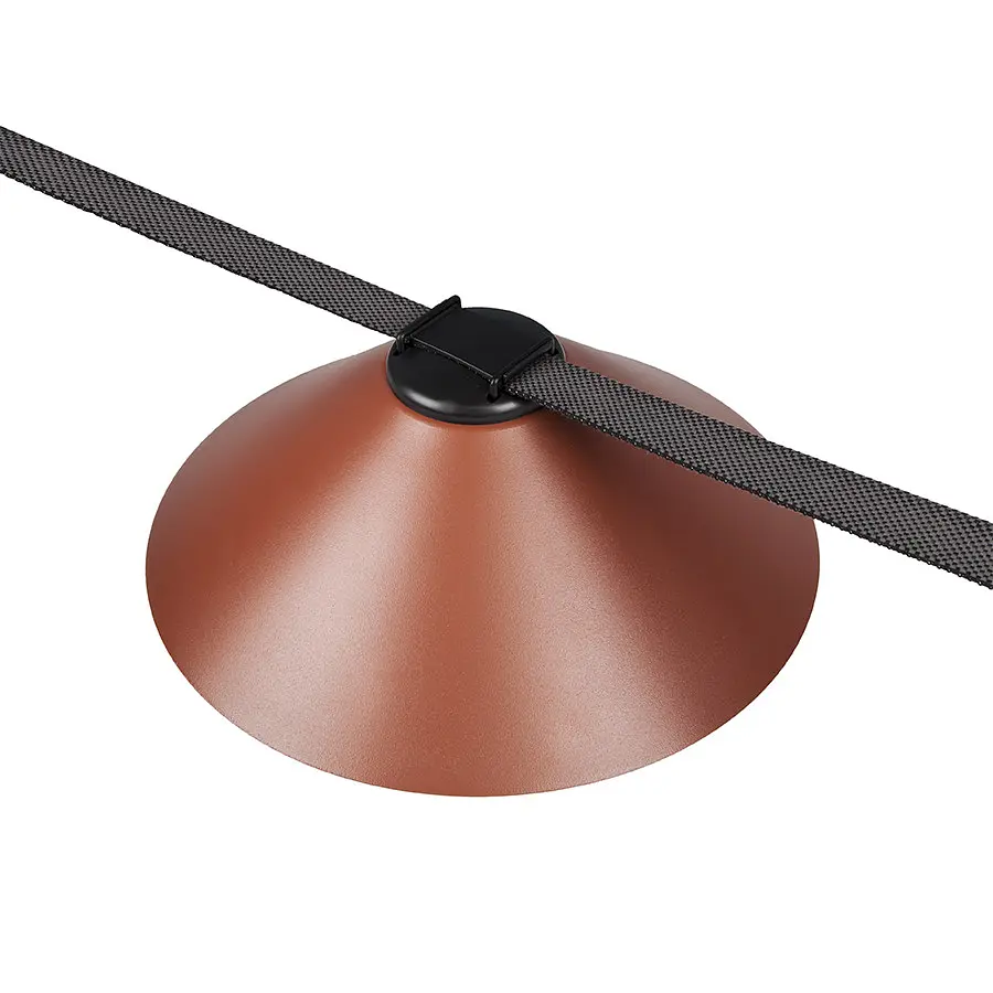 Трековий світильник LED Levistella 78012-BL06 ORG, 12W, 4000K, терракотовий, для текстильної трекової системи - фото 3