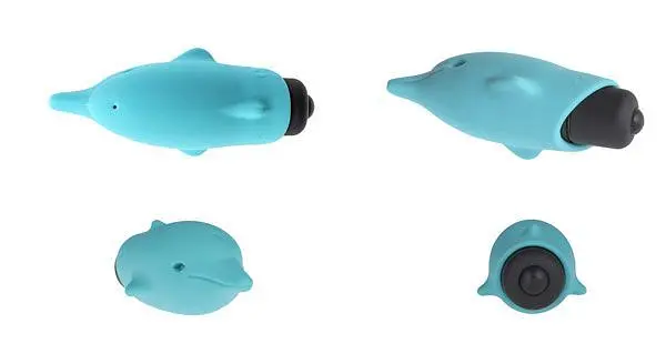 Вібратор Adrien Lastic Pocket Vibe Flippy Вагінальний міні-, 7.5х2.5 см. блакитний - фото 5