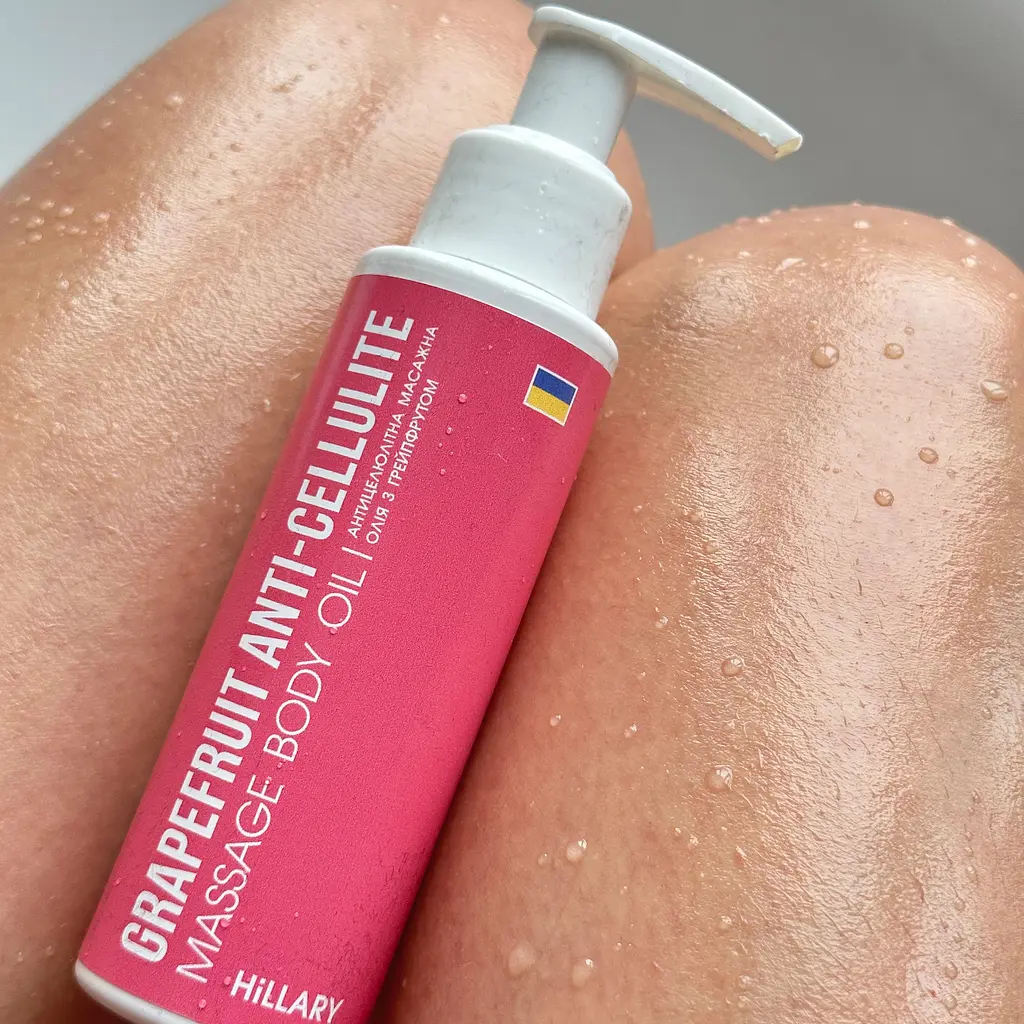 Антицеллюлитный массажный набор + Разогревающий скраб для тела Hillary - фото 6